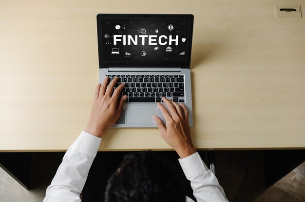 Fintech financial technology software for modish business