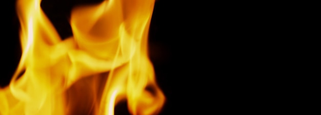 Fire background. Abstract burning flame and black background. represents the power of burning refers to heat spicy seductive sensual or burning fuels. fire incidents burning destroys everything.