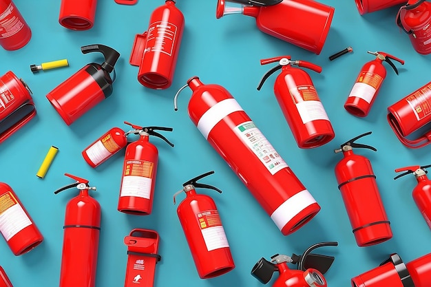 Fire Extinguisher Equipment 3D Icon