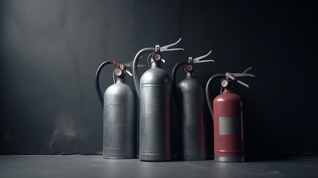 Fire extinguishers tanks Generative Ai