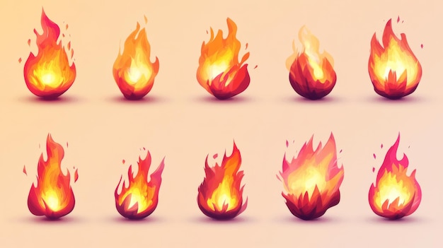 Fire Flame Animation Collection