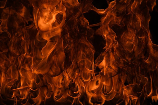 Photo fire flame texture for banner background burn abstract lights burning big flame blaze flames overlay background