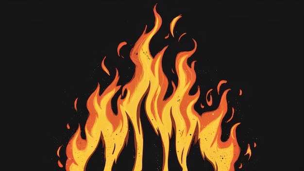 fire flames background