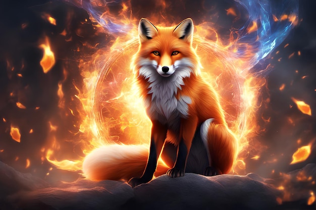 Fire Fox Wallpaper