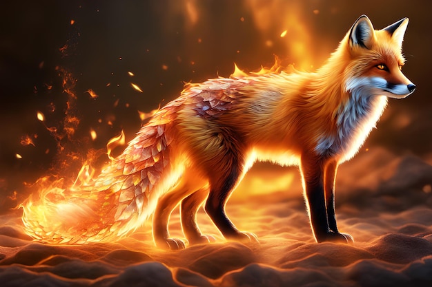 Fire Fox Wallpaper