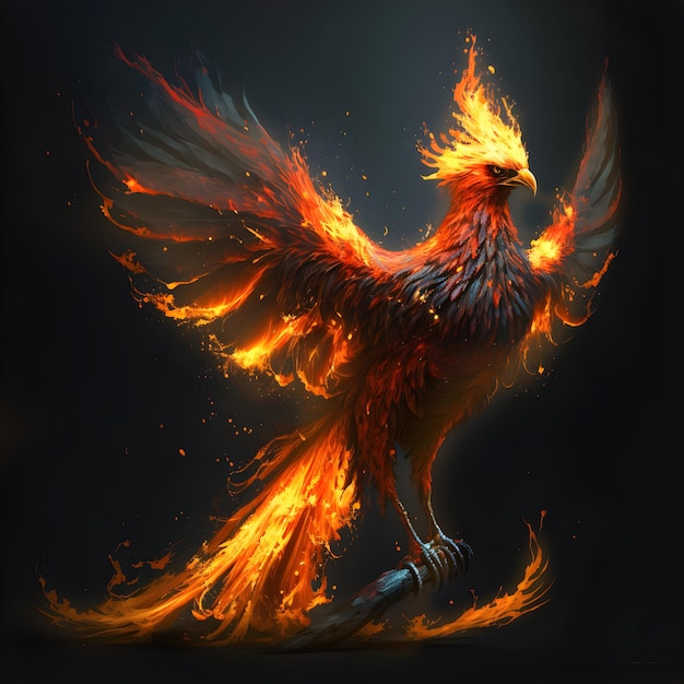 Fire Phoenix Logo