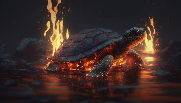 fire turtle