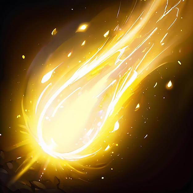 a fire with a yellow flame and a yellow background