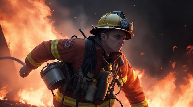 A Firefighter's Heroic Efforts