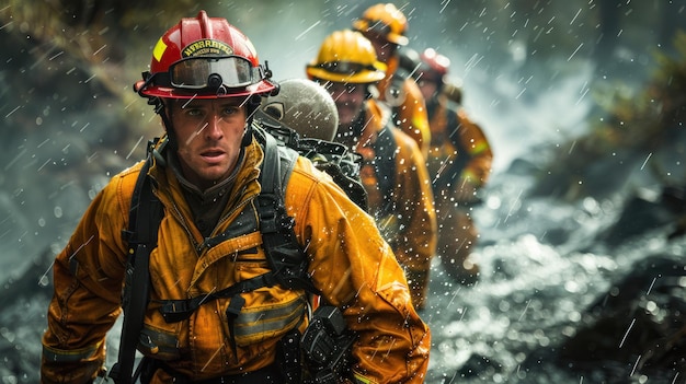 Photo firefighters bear the brunt as they navigate the complexities of rescue efforts