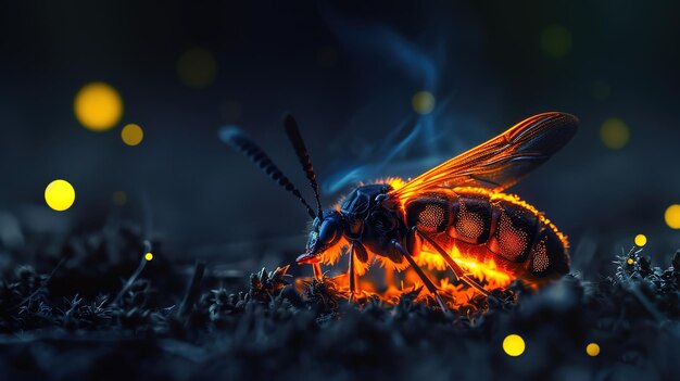 firefly in the dark