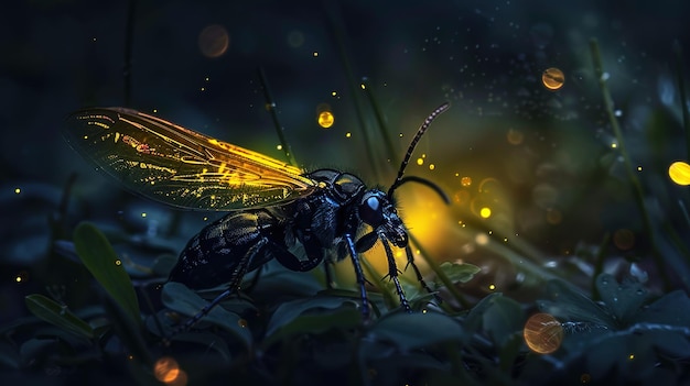 firefly in the dark