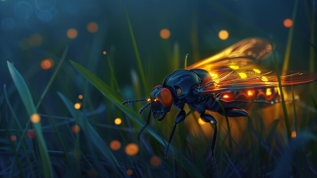 firefly in the dark