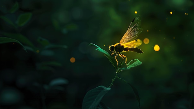 firefly in the dark