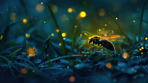 firefly in the dark