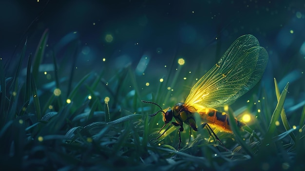 firefly in the dark