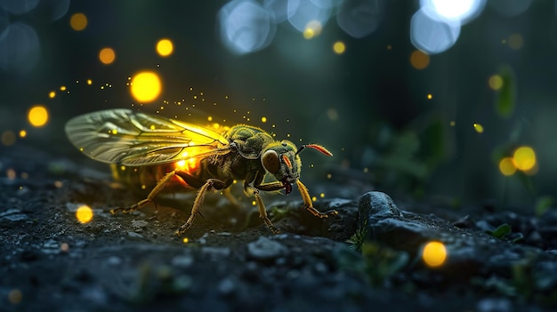 firefly in the dark