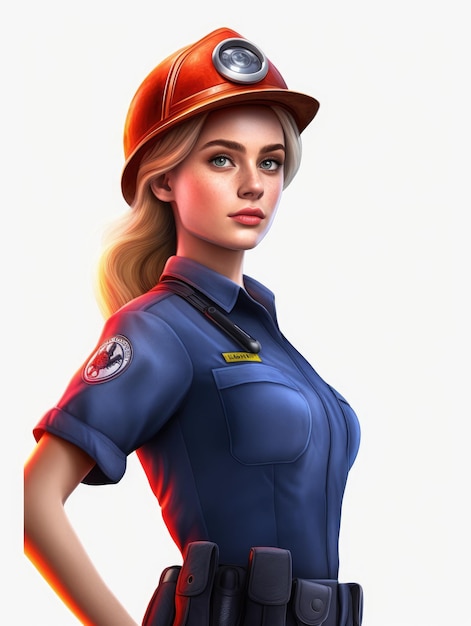 Fireman hero rescue service