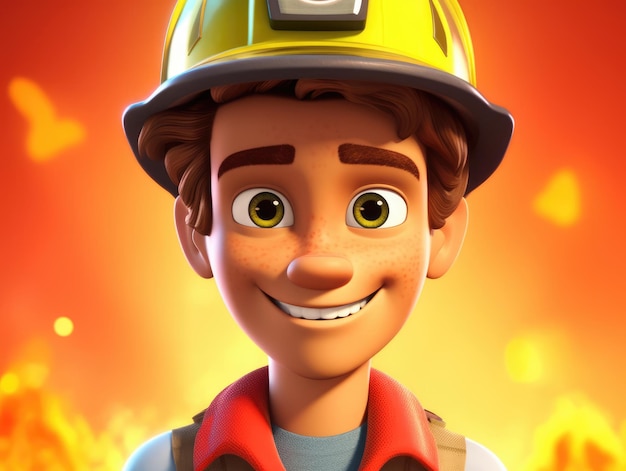 Fireman hero rescue service