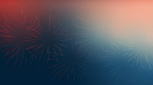 firework blue background vector on a red color