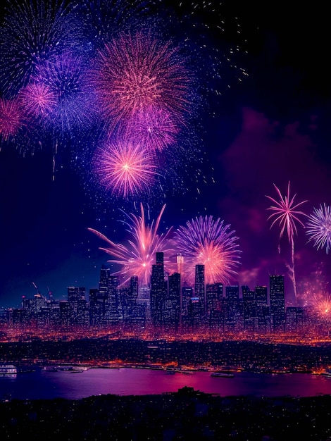 Fireworks background