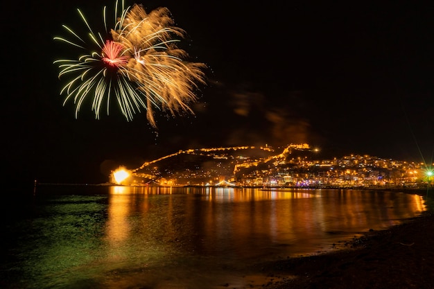 fireworks celebration alanya