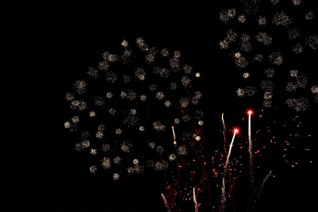 Photo fireworks lighting up the night sky pyrotechnics abstract