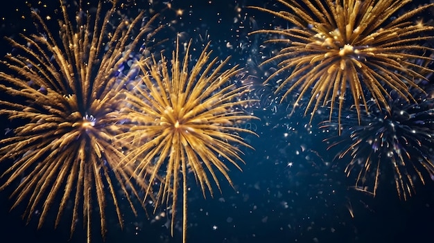 fireworks in the night sky with fireworks in the background