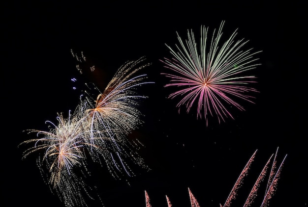 fireworks, pyrotechnic games to celebrate the New Year or other important events