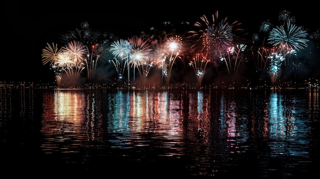 Fireworks over Water