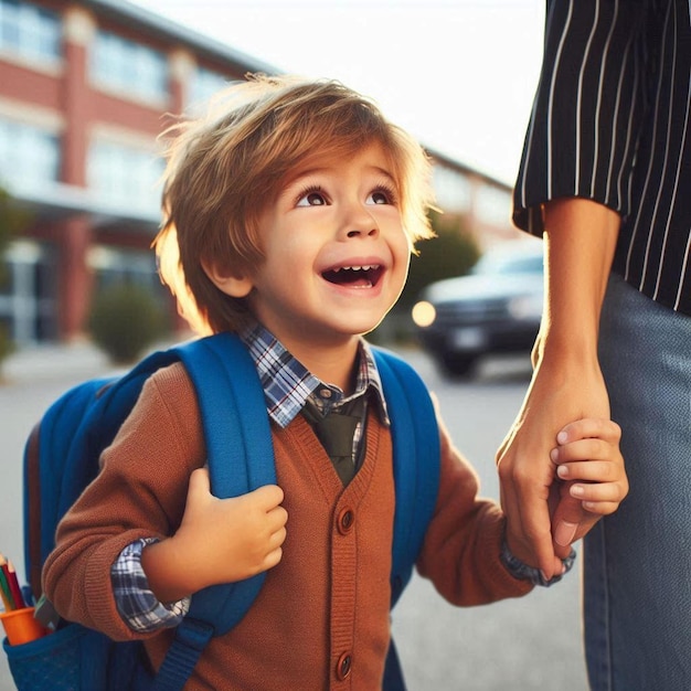 Photo first day of school