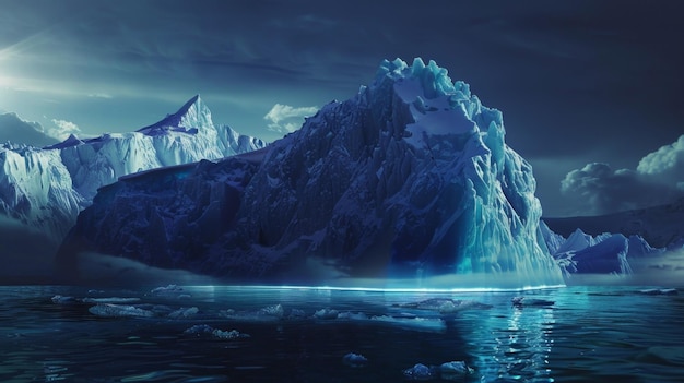 At first glance its just another iceberg but dip below the water and youll find a whole world of