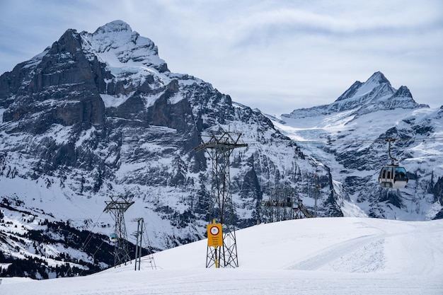 First mountain in Grindelwald with Alpine views Switzerland