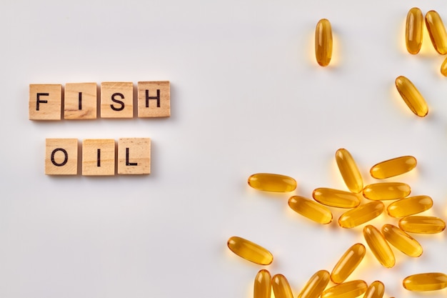 Fish oil wooden blocks.