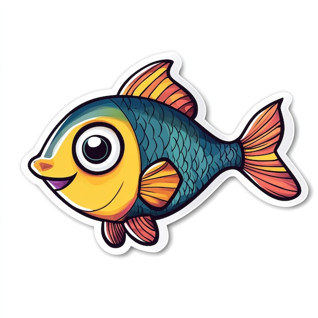 a fish that has a yellow eye and has a yellow eye