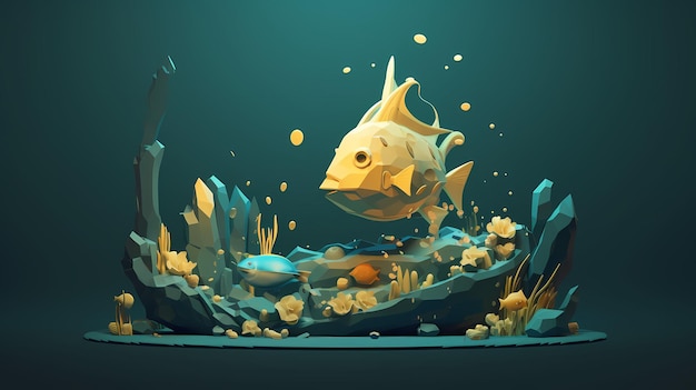 fish wallpapercreative fishconcept artconcept artworkdigital art illustration art