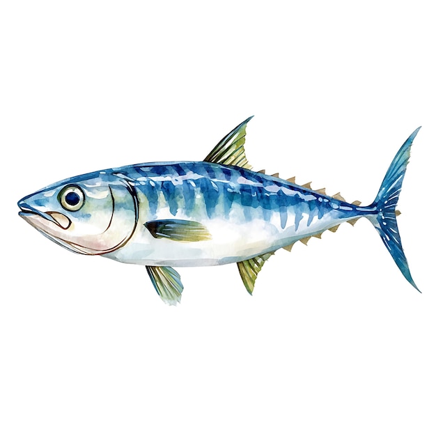 Photo fish on white background