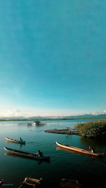 Fisherman on His Boat