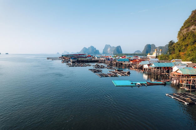 Fisherman's village in the middle of the sea Koh Panyee