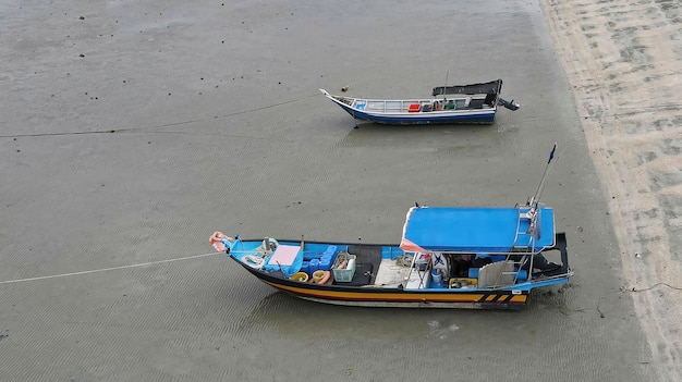 Fishing boat on a beach