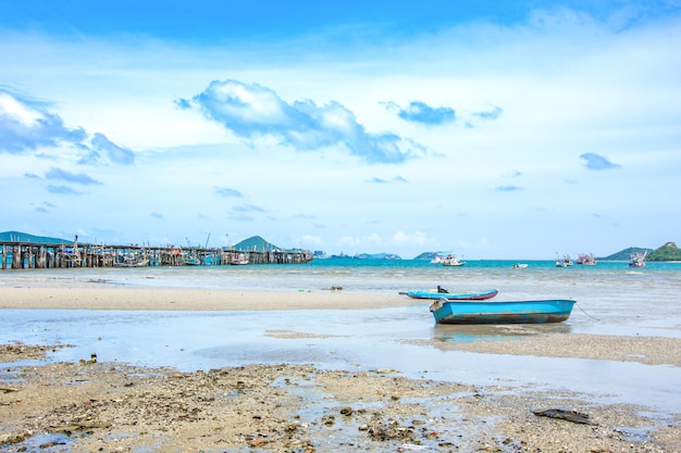 Fishing boat near jetty