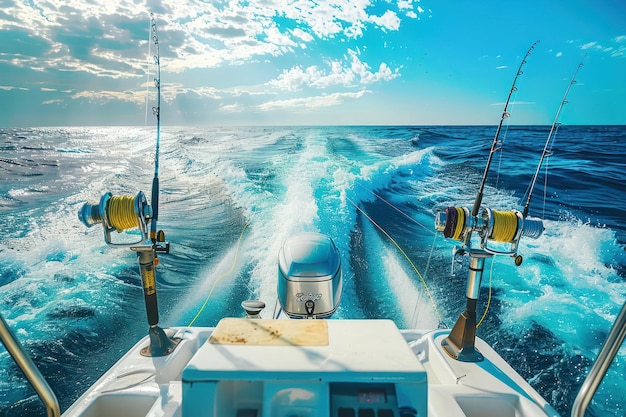 Fishing Boat On The Open Ocean