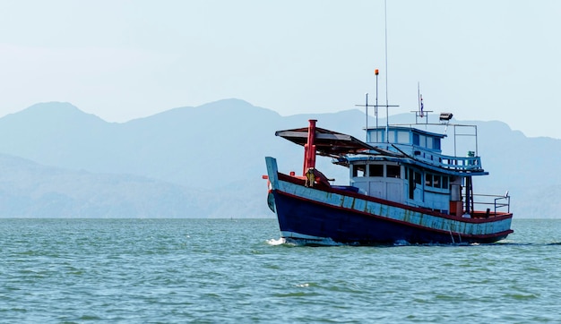 Fishing boat on sea