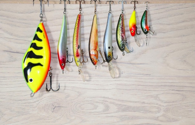 Fishing lures and equipment for fishing