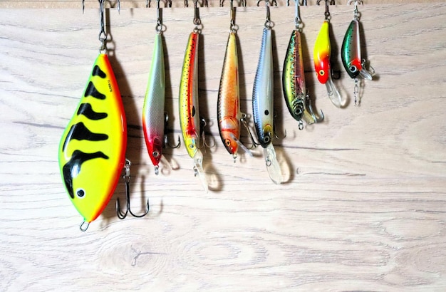 Fishing lures and equipment for fishing