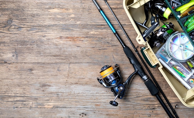 Fishing Rod and Tackle Box