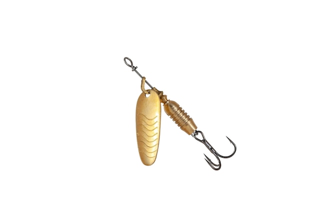 Fishing Spinner Spoon Lure Isolated on White background