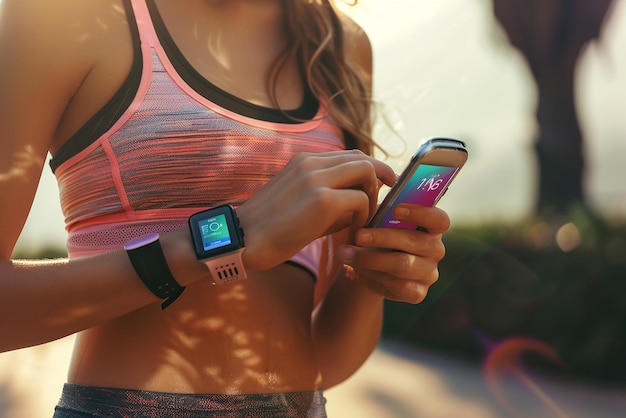 Photo fitness app for smartphone exercise tracking