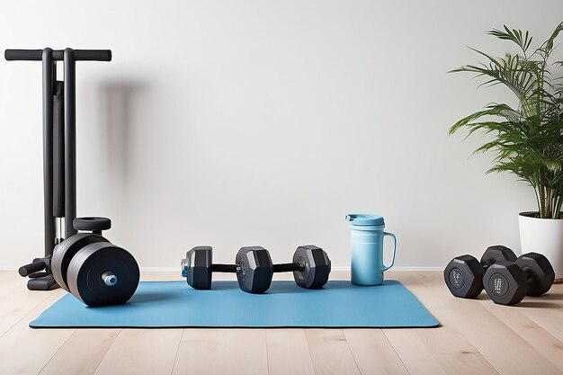 Fitness Equipment Mockup Set