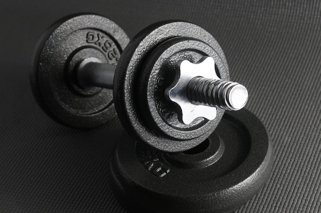 Fitness Sport Background eith dumbbells